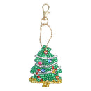 5pcs DIY Full Drill Special-Shape Diamond Painting Keychain Christmas Decor