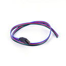 1pc 50cm 4pin red male flat connecting wire for rgb 3528 5050 led strip light JR