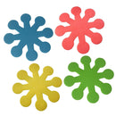 12pcs Non-woven Petal Pan Pad Kitchen Pot Holder Bowl Placement Pad Pot Mat