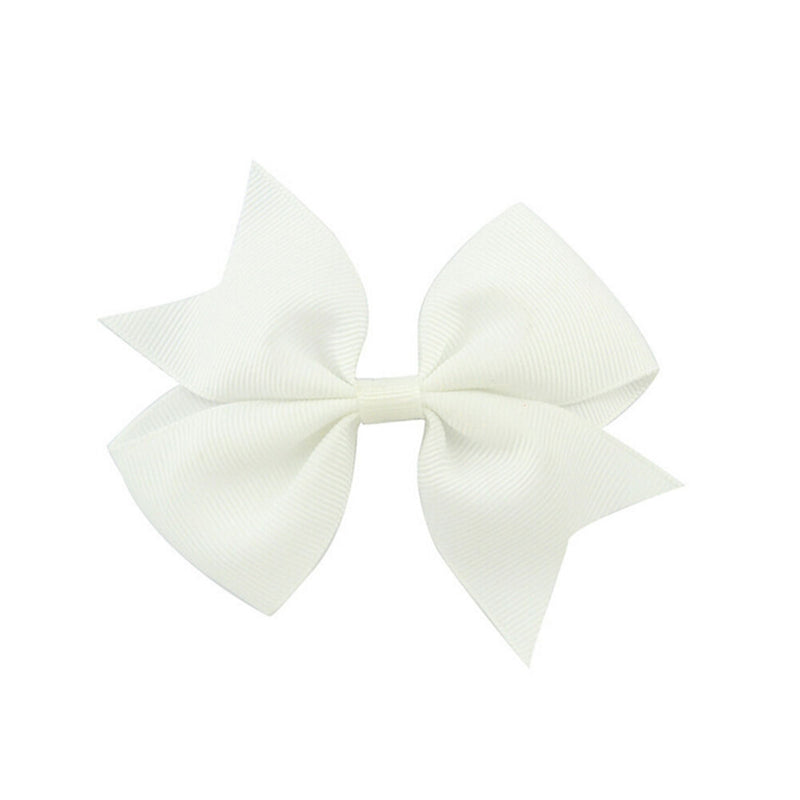 20PCs Baby 10cm Hair Bow Boutique Girl Alligator Clips Grosgrain Ribbon-HeadJC+