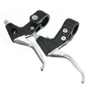 Kids Bike V-Brake Levers New Pair for Childrens Bicycles in Black Handlebar