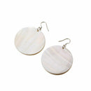 Round Dangle Earrings Beach Shell Romantic Earrings Fashion Style Accessori Z5Q3
