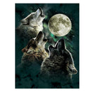5D DIY Wolf Diamond Painting Embroidery Cross Stitch Kit Home Kids Decor