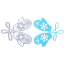 Snowflake Gloves Cutting Dies Stencils Scrapbook Embossing DIY Craft Card