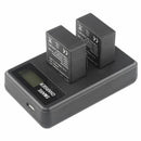 1X(For Ahdbt-301 Go-Pro Hero3 Battery Usb Lcd Display Dual Port Charger For