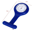 Silicone Nurse Pocket Watch with Brooch - Navy Blue C6M5