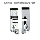 4pcs/set Narrow Rolled Hem Foot Sewing Machine Hemmer Presser Foot 3/4/6mm 2019