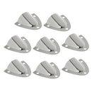 8x Stainless Steel Midget Clam Shell Wire Cable Vent Covers For Boat Yacht