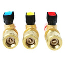 Durable SAE Refrigerant Accessories Auto Charging Hoses Ball Straight