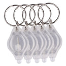 1pcs Mini White Flashlight Key chain LED Light Lamp Key Ring