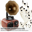 Retro Trumpet Style Bluetooth Speaker Wireless Stereo Subwoofer Music Box W
