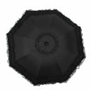 Women's Princess Dome/Birdcage Sun/Rain Folding Umbrella For Wedding Lace T