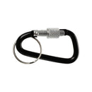 Black Pear Shape Carabiner for Camping M2Q4