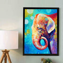5D DIY Full Drill Diamond Painting Elephant Cross Stitch Embroidery Mosaic