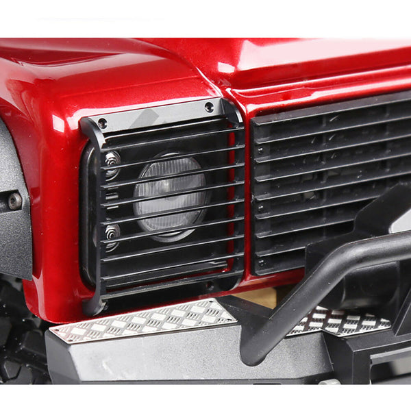 1pairs LED Headlight Cover Guard Grille for 1/10 RC Crawler Car Traxxas TRX-4 T4