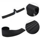 Universal Car Black Rear Bumper Sill Protector Plate Rubber Cover Guard Trim Pad