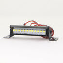 Super Bright 12LED Light Bar Roof Lamp Accessories for TRX4 SC0 KM2 RC Crawler