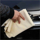 Natural Chamois Leather Car Cleaning Cloths Washing Suede Absorbent Towel LJ