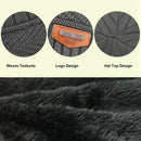 2 PCS Warm Hat Tricot Choker and Scarf with Fleece Lining for Men One Size