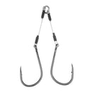 4x Jigging Assist Fishing Hooks High-carbon Steel Barbed Hooks w/ Solid Ring