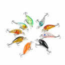 5pcs Plastic Set of Fishing Lures Bass China CrankBait Hard Crank Bait 4.5cm/4g