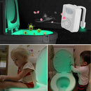 Intelligent 16-color Bathroom Toilet Night Light Human Light Body Sensor N5L1