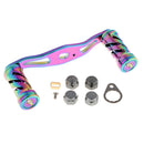 Full Metal Fishing Reel Handle Knob Left / Right Hand Interchangeable DIY For