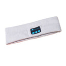 Wireless Bluetooth Stereo Handsfree Sleep Headset Headband Light Gray