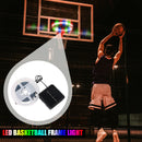 LED Basketball Hoop Rim Light for Kids Solar Night Shooting Accessories