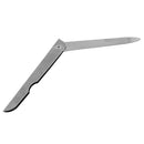2 Sides Nail File Metal Fold Grinding Stainless Steel Manicure Buffer Pedicure,a