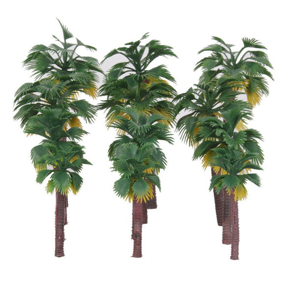 27Pcs HO O N Z Scale Tree Palm Models Rain Forests For Architectural Diorama