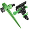 360 Rotating Water Sprinkle Garden Lawn Impulse Nozzle Watering Tool Pin Pu
