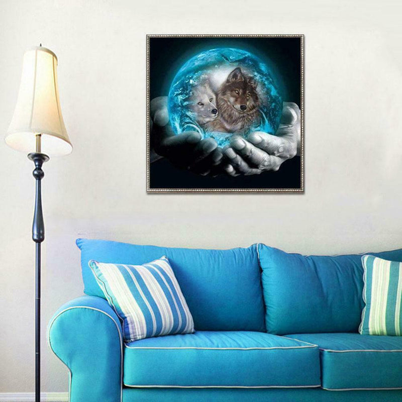 Wolf 5D Full Drill Diamond Painting Embroidery DIY Cross Stitch Home Decor