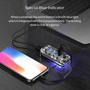 Orico 4 Ports Usb3.0 Transparent Hub Splitter With Dual Micro-USB Power Por Y4T1