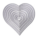10X Heart Sewing thread Metal Die Cutting Dies For DIY Scrapbooking SN9F
