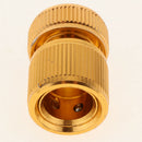 2PCS Brass Quick Release Garden Hose Connector 1/2'' Female Garden Water Pipe