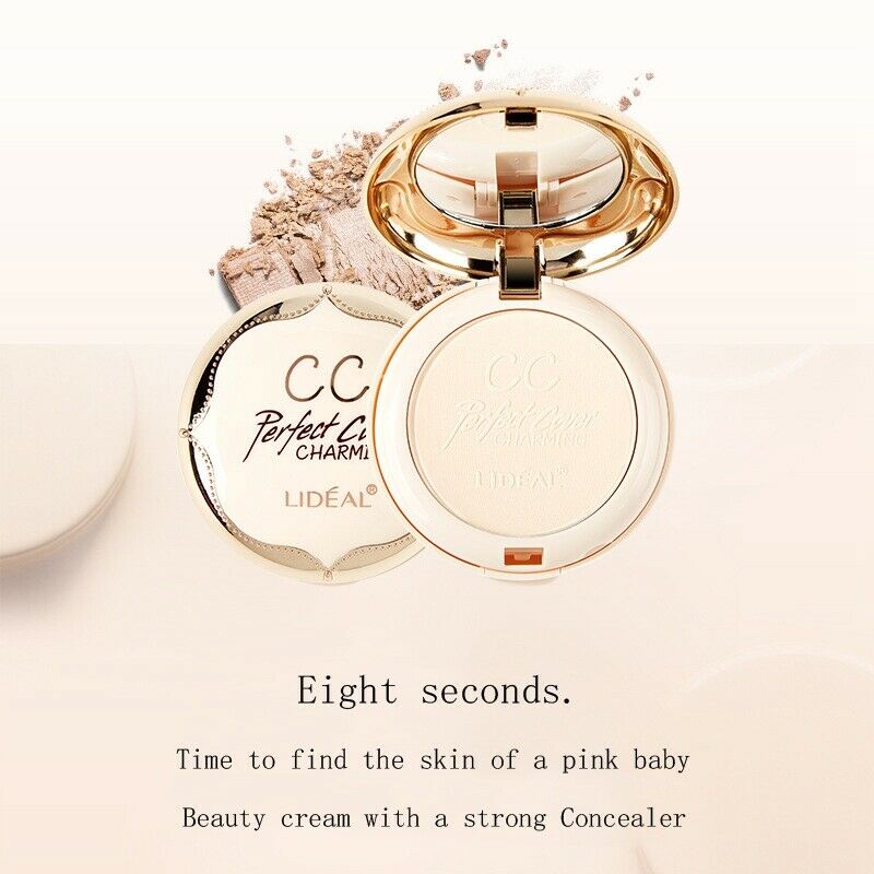 Lideal Double Layer Soft Translucent Compact Pressed Powder Face Contour Pa F7G4