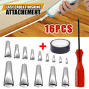 16pcs  Stainless Steel Caulking Nozzle Silicone Caulking Finisher Tool Set
