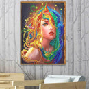 5D DIY Special Shaped Diamond Painting Beauty Pattern Cross Stitch Ornament