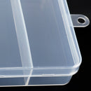 Plastic 5 Compartments Fishing Lure Bait Hook Tackle Storage Box Case Conta A