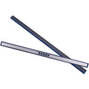 Office Blue Plastic White Board Magnetic Stripe Bars 30cm Length 2 pcs