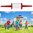 200m Winding Plastic Hoop Spool Plastic Line Kite String Polyester Red