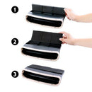 Car Seat Pockets Pu Leather Car Side Seat Organizer Seat space Filler Catch