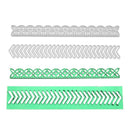 2pcs Lace Cutting Dies Stencils Scrapbook Embossing DIY Album Cards Craft Gift