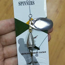 Hengjia 5Pcs 6.5Cm 8.5G Spinner Spoon Bait Fishing Lure Hard Fishing Spoon