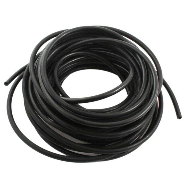 1 roll Pipe Pu Fuel Injection Oil Gasoline Engine Diameter 4X6Mm Black 5M Q6P4
