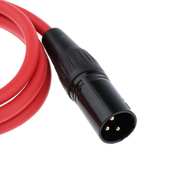 2 Pieces 3 Pin Male to Female Balanced XLR Cable for Microphone, Speaker, Audio