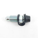 4x Motorcycle Bike Rubber Brake Bleed Nipple Grease Cap Dust Cover Black G1 K8Q7