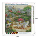 5D DIY Full Drill Diamond Painting Garden Cross Stitch Embroider Mosaic Kit