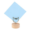 Cat Shape Clip Place Card Photo Name Note Memo Recipe Holder Table Display